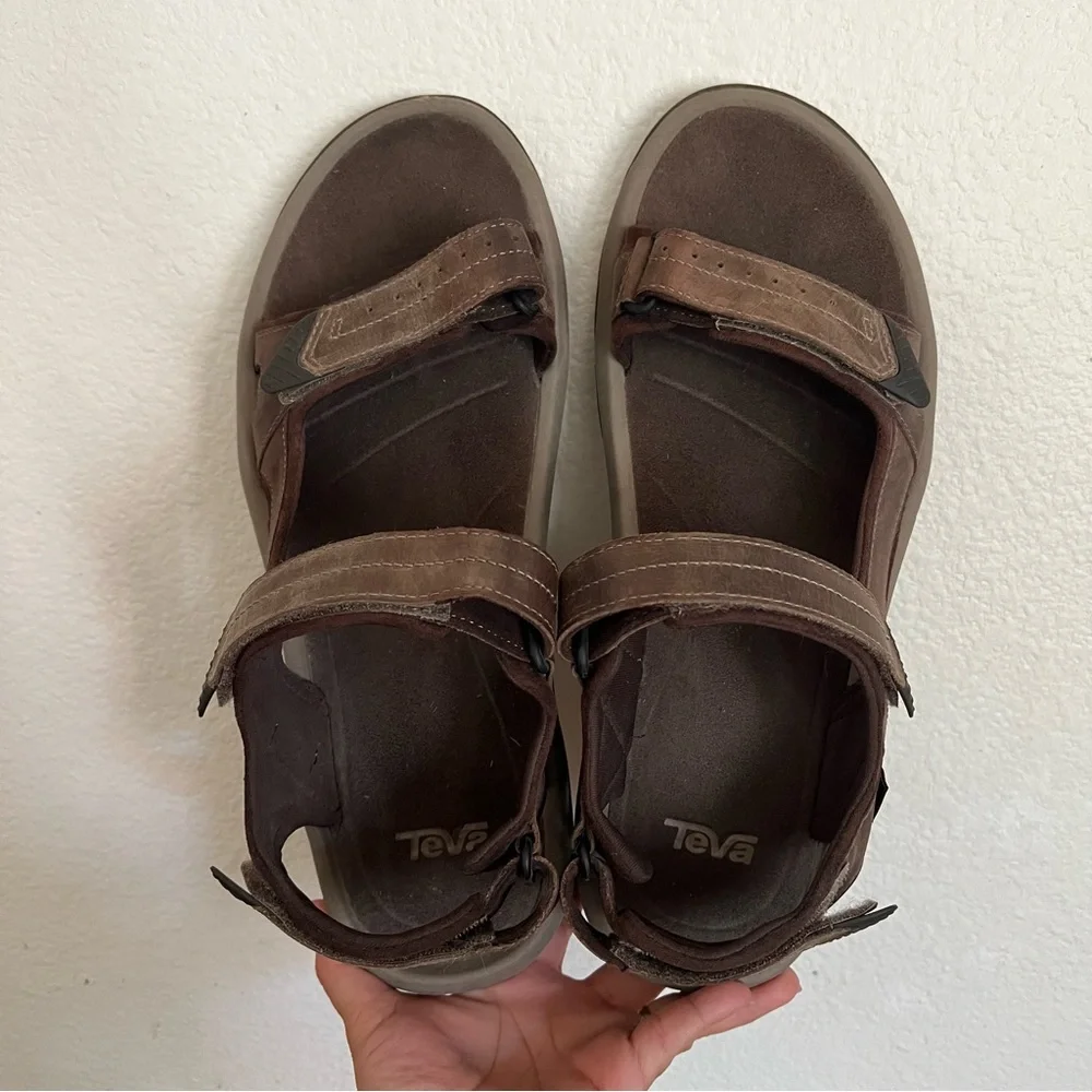 Teva Langdon River Dark Brown Sandal Size 14